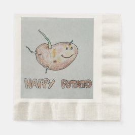 Gelukkig Aardappel Papieren Servet