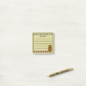 Gelukkig Aardappel Schema Geel Post-it® Notes (Op bureau)