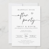 Gelukkig Achteraf Feest Uitnodiging Template, Brui (Voorkant)