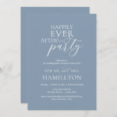 Gelukkig Achteraf Trouwdiner en -feest Kaart (Voorkant / Achterkant)