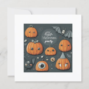 Gelukkig achtervolgde Halloween! Kaart