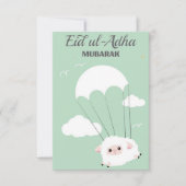 Gelukkig Adha Eid Bedankkaart (Voorkant)