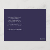 Gelukkig Afstudeer Uitnodigingskaart Briefkaart (Achterkant)