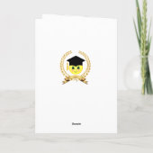 Gelukkig Afstudeerkaart met Krans Kaart (Achterkant)