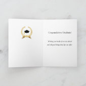 Gelukkig Afstudeerkaart met Krans Kaart (Binnen)
