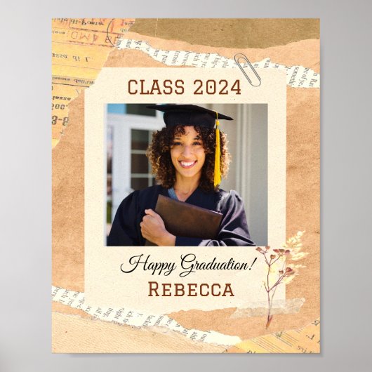 GELUKKIG AFSTUDEREN 2024 POSTER (Voorkant)