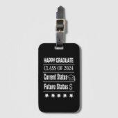 Gelukkig Afstuderen Afstuderen Bagagelabel (Voorkant (verticaal))