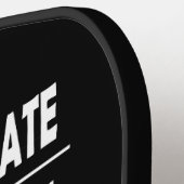 Gelukkig Afstuderen Afstuderen Pickleball Paddle (Links Detail)