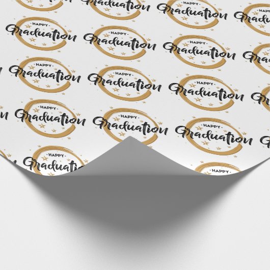 Gelukkig Afstuderen Cadeaupapier (Hoek)