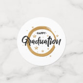 Gelukkig Afstuderen Confetti (Kleine voorkant)