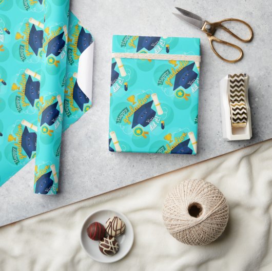 Gelukkig Afstuderen dat je deed Cadeaupapier (Crafts)