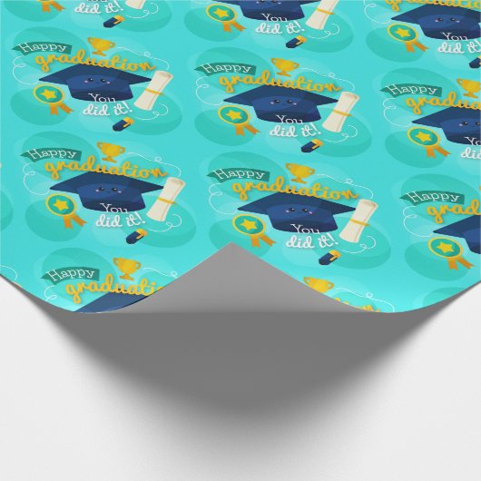 Gelukkig Afstuderen dat je deed Cadeaupapier (Hoek)