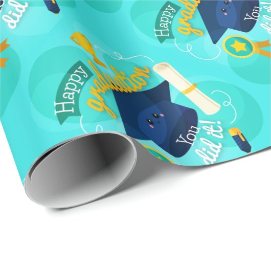 Gelukkig Afstuderen dat je deed Cadeaupapier (Rol Hoek)