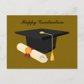 Gelukkig Afstuderen Feestdagenkaart (Voorkant)