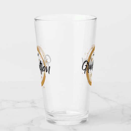 Gelukkig Afstuderen Glas (Rechts)