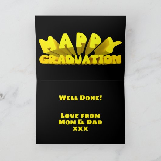 Gelukkig Afstuderen Kaart (Binnen)