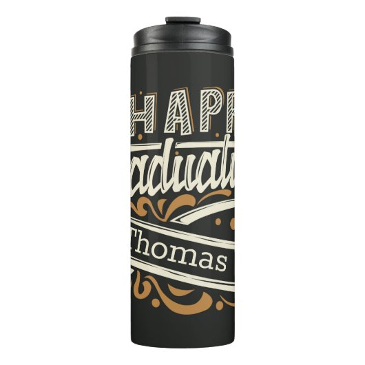 Gelukkig Afstuderen Thermosbeker (Voorkant)