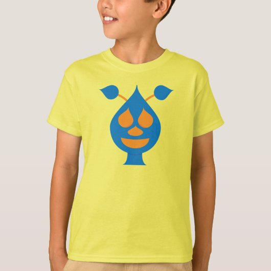 Gelukkig Alien Kinderen T-Shirt (Voorkant)