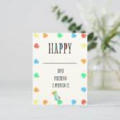 GELUKKIG Alle Anlatingen Briefkaart (Staand voorkant)