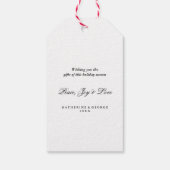 Gelukkig alles Colorful Holiday Gift Label Cadeaulabel (Achterkant)