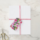 Gelukkig alles Colorful Holiday Gift Label Cadeaulabel (Met Touw)