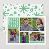 Gelukkig alles de Kaart van de Vakantie van Vijf (Voorkant / Achterkant)