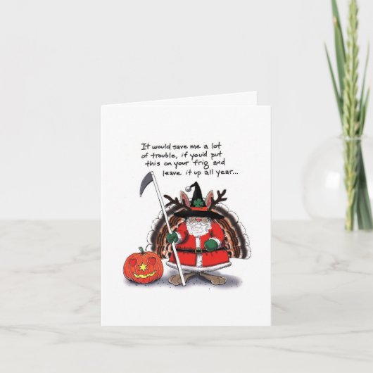 Gelukkig alles! feestdagen kaart (Voorkant)