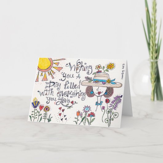 Gelukkig alles feestdagen kaart (Voorkant)