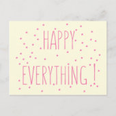 Gelukkig alles - het Briefkaart van het Citaat van (Voorkant)