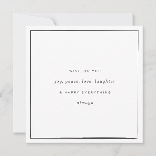 Gelukkig alles Nieuwjaar fotokaart Aankondiging (Voorkant)