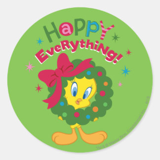 Gelukkig Alles Ronde Sticker