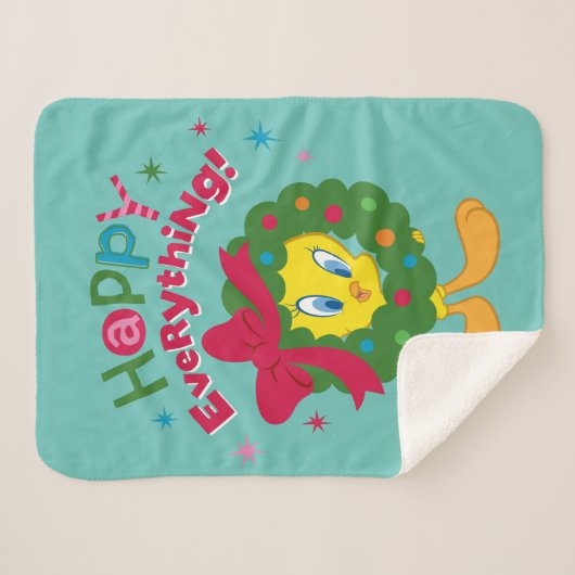 Gelukkig alles sherpa deken (Voorkant (horizontaal))