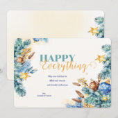 Gelukkig Alles Vakantiekaart Feestdagenkaart (Voorkant / Achterkant)