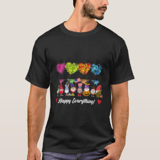 Gelukkig alles wordt elk jaar weer gegrift t-shirt
