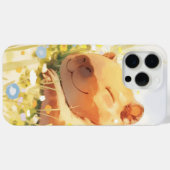 Gelukkig als een Capibara Case-Mate iPhone Case (Achterkant (horizontaal))