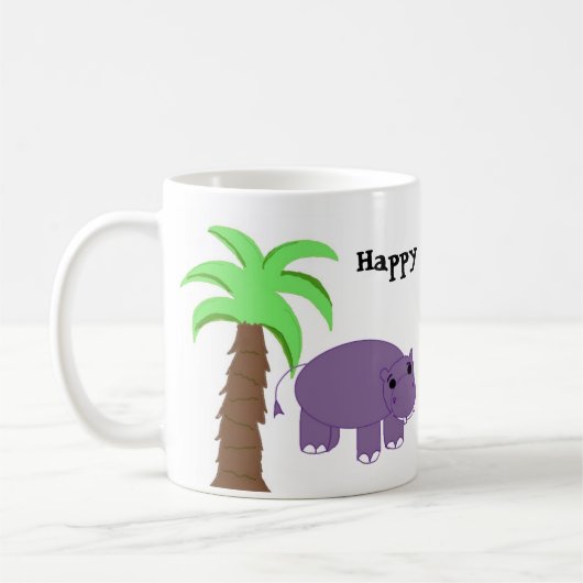 Gelukkig als een Hippo Koffiemok (Links)