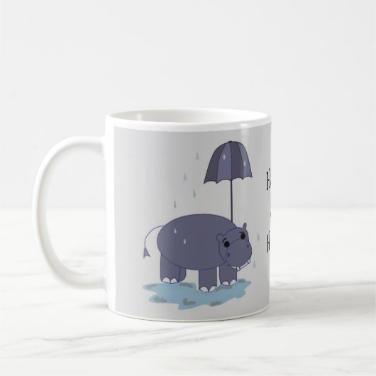 Gelukkig als een Hippo Koffiemok (Links)