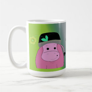 Gelukkig als een Nijlpaard - Nijlpaard Koffiemok