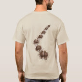 Gelukkig als een varken in de modder t-shirt (Achterkant)
