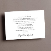 Gelukkig altijd daarna 3 foto bruiloftsreceptie kaart