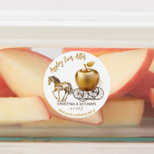 Gelukkig altijd daarna Caramelappel Huwelijksgunst Labels