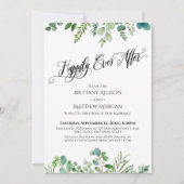 Gelukkig altijd daarna Eucalyptus GroenRecep  Kaart (Voorkant)