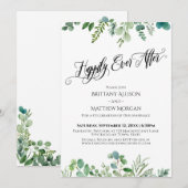 Gelukkig altijd daarna Eucalyptus GroenRecep  Kaart (Voorkant / Achterkant)