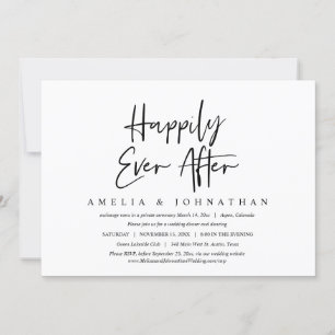 Gelukkig altijd na de bruiloft, Dinner Elopement U Kaart