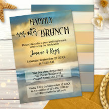 Gelukkig altijd na de bruiloft strand brunch