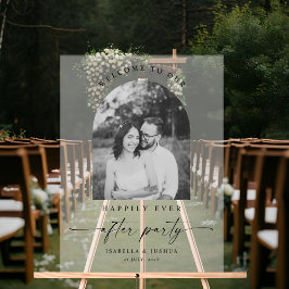 Gelukkig altijd na de bruiloft welkom acryl bord