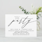 Gelukkig altijd na een feestje, weddenschappen kaart (Staand voorkant)