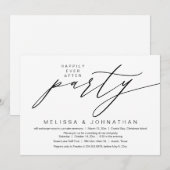 Gelukkig altijd na een feestje, weddenschappen kaart (Voorkant / Achterkant)