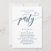 Gelukkig altijd na Feest, Receptie Modern Minimaal Kaart (Voorkant)