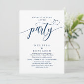 Gelukkig altijd na Feest, Receptie Modern Minimaal Kaart (Staand voorkant)